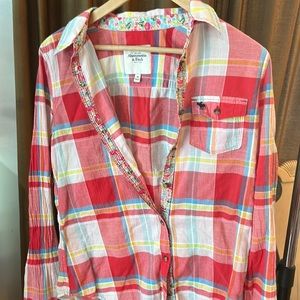 Plaid Abercrombie button up